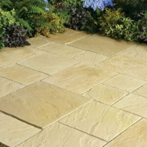 Kelkay Stone Patio Kit Abbey Paving 10.22m2 - York Gold