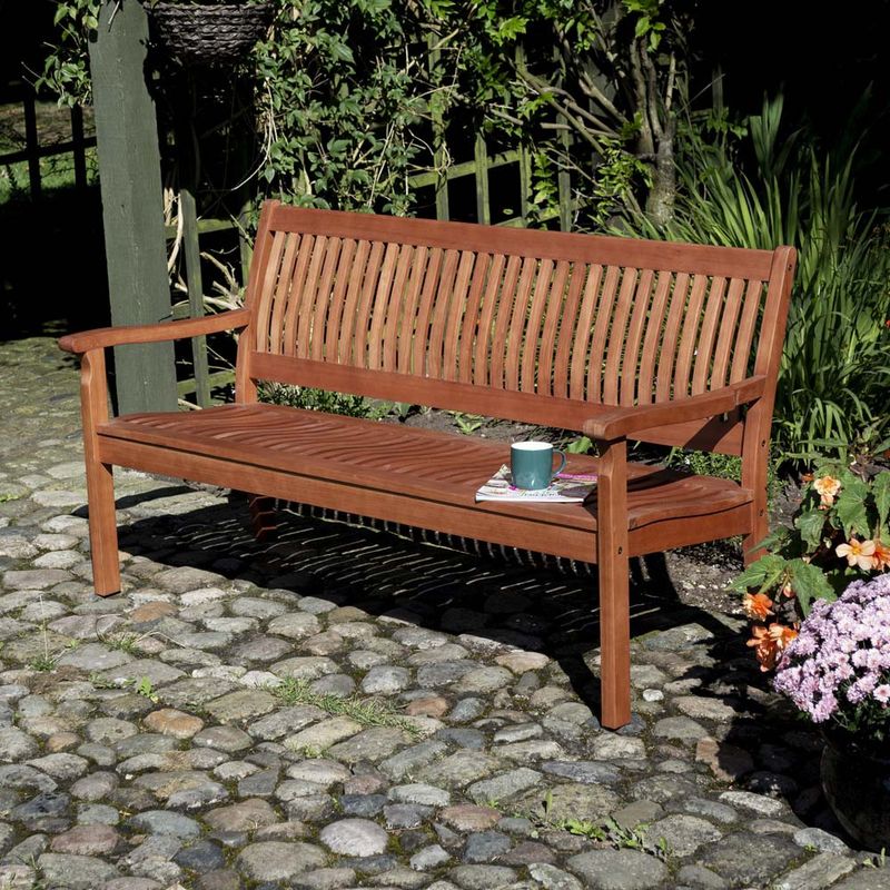 Rowlinson Willington 3 Seater Hardwood Bench