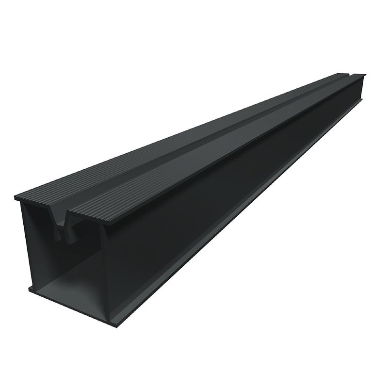 RynoDeckSupport Black Aluminium Decking Joist