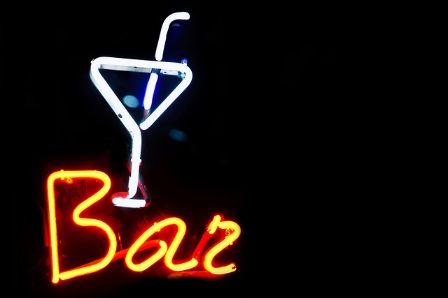 Neon bar sign
