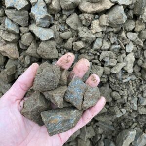 Close-up of sub-base