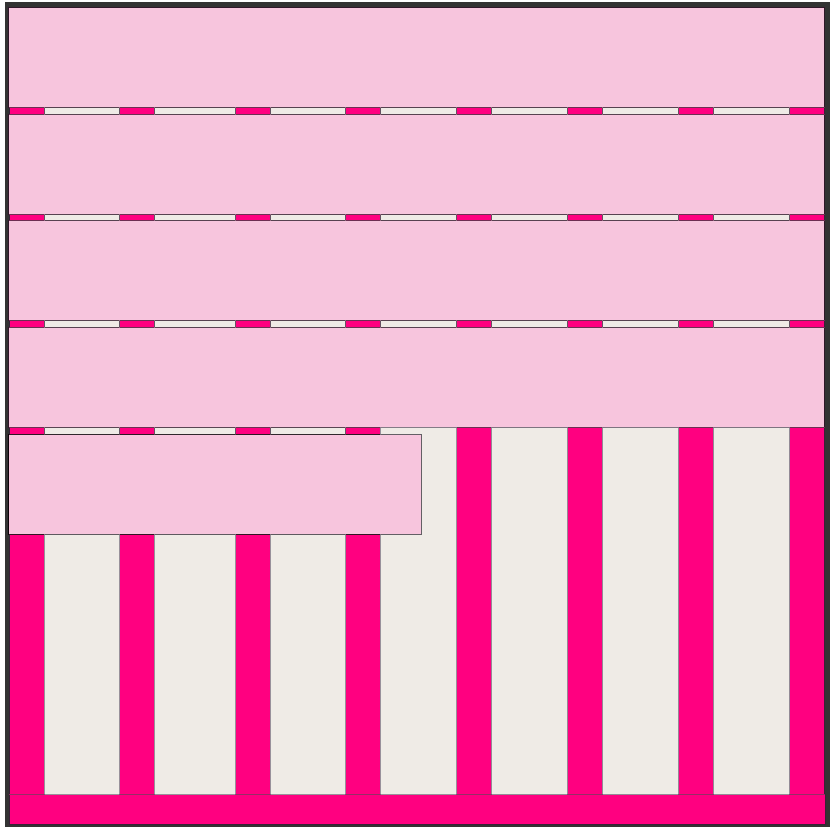 horizontal/vertical decking layout