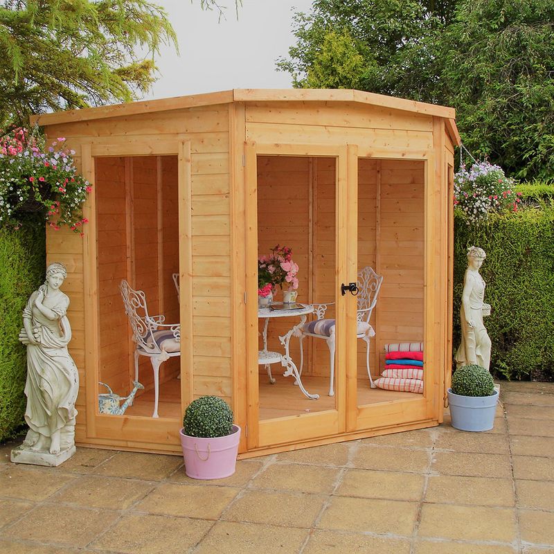 Shire Barclay Shiplap Corner Summerhouse