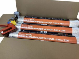 SuperFoil shed insulation kit