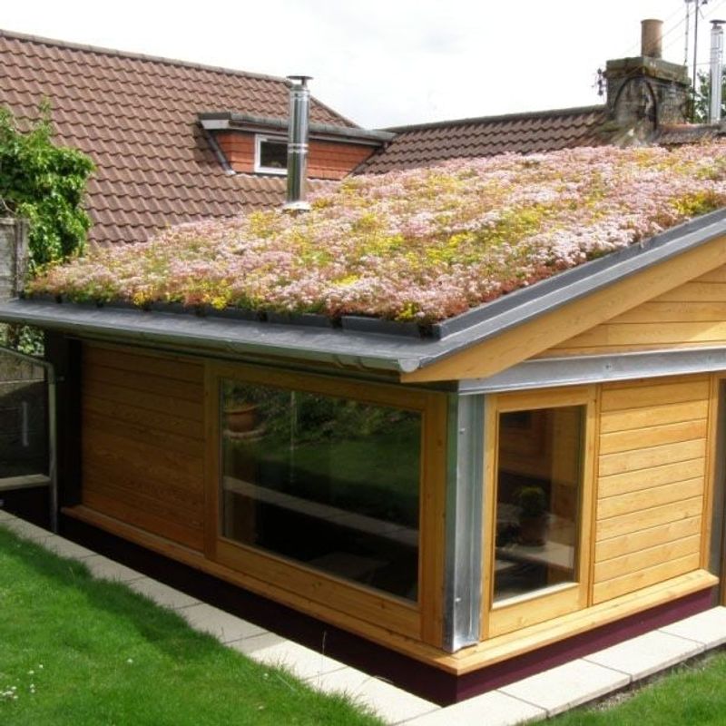 Green Roofing Sedum Blanket Full System