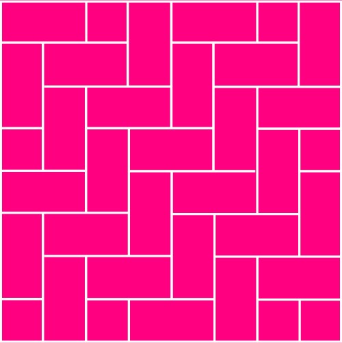 Herringbone paving design