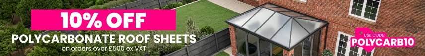 10% off polycarbonate roof sheets 